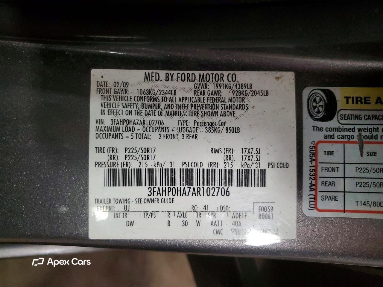 Ford Fusion 2010