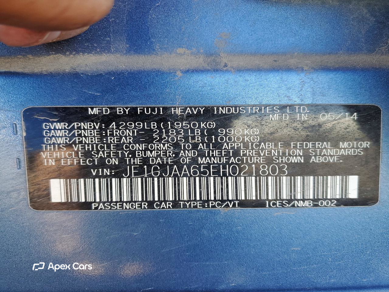 Subaru Impreza 2014