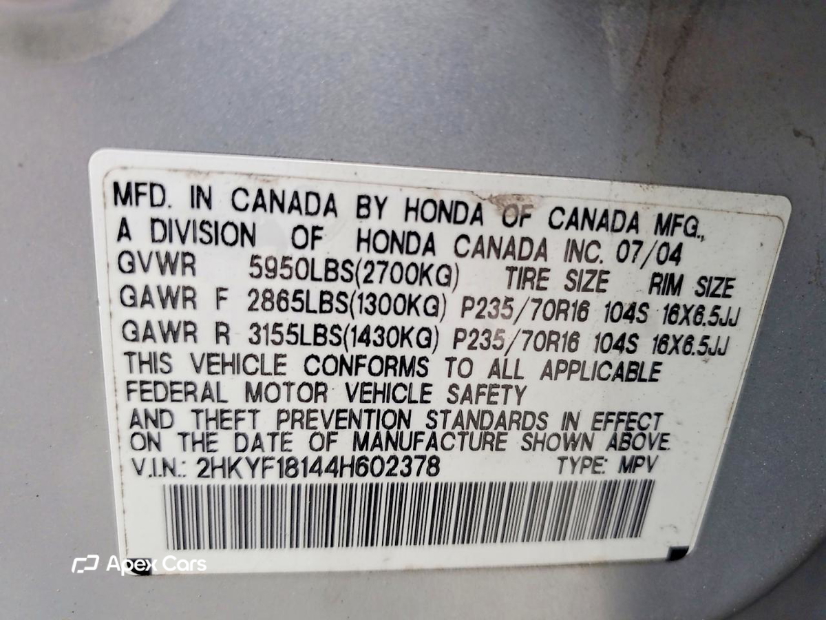 Honda Pilot 2004