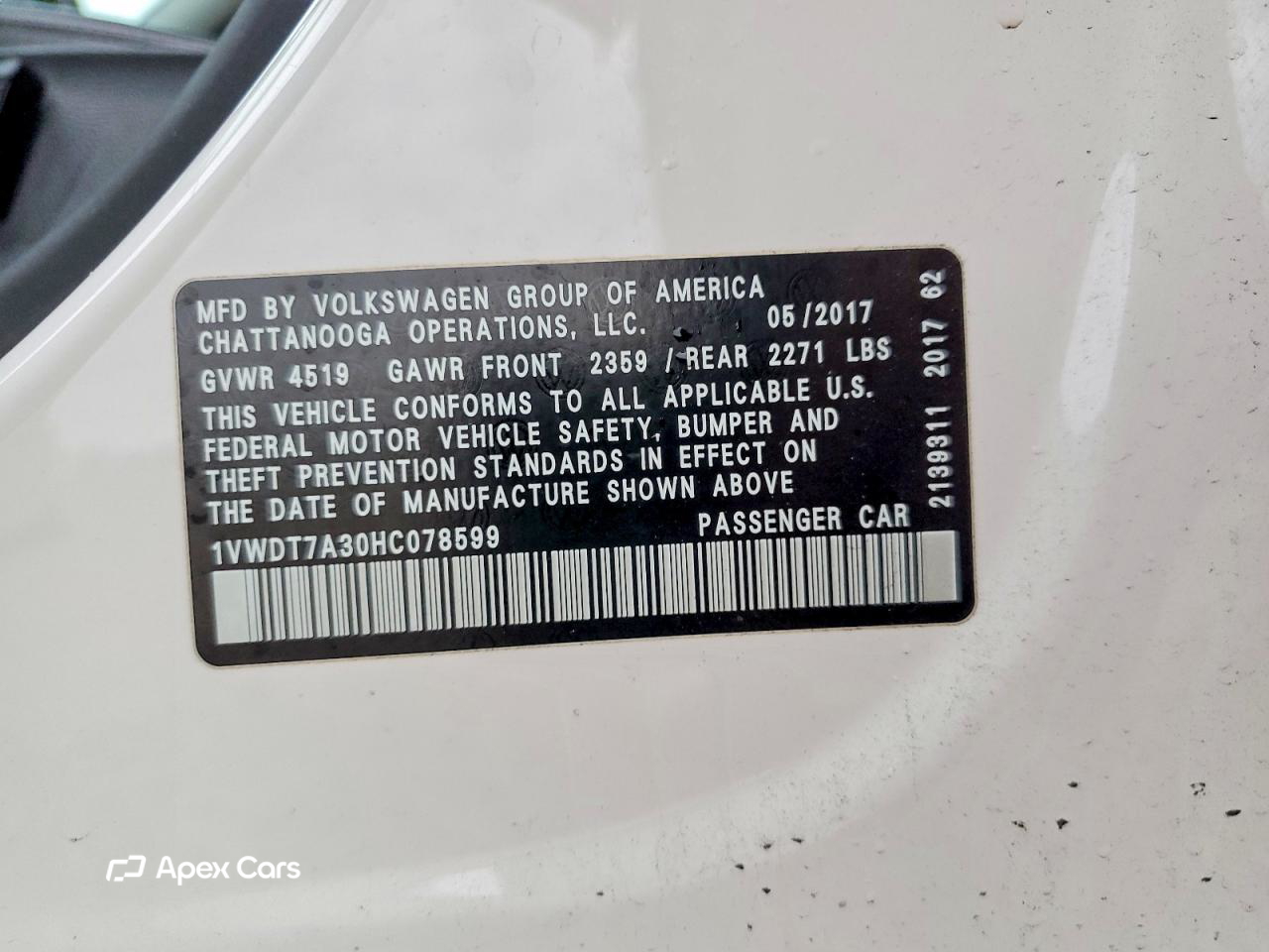Volkswagen Passat 2017
