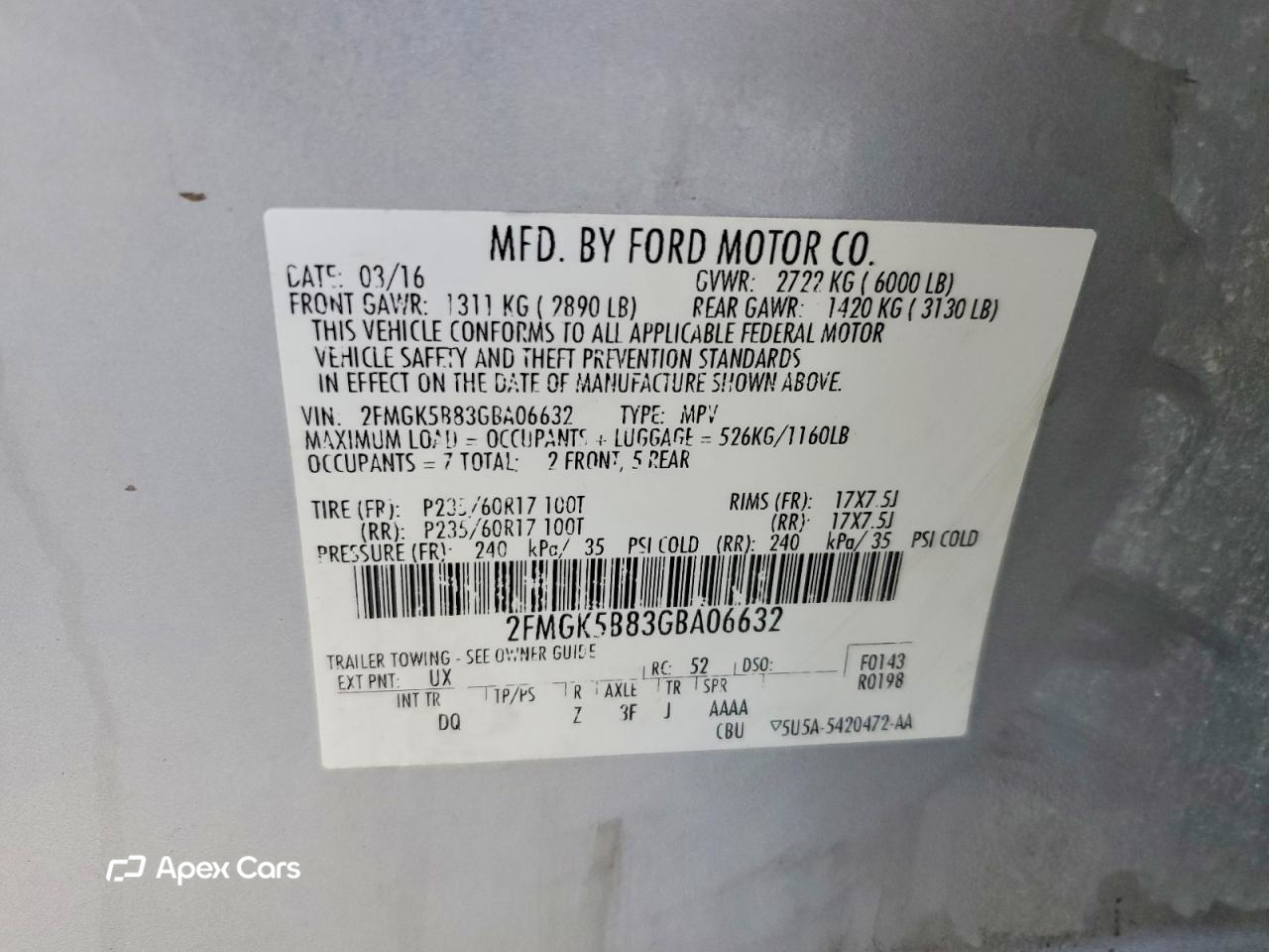 Ford Flex 2016