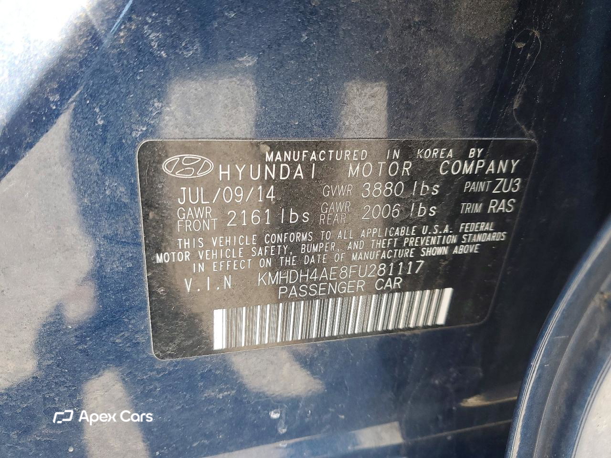 Hyundai Elantra 2015