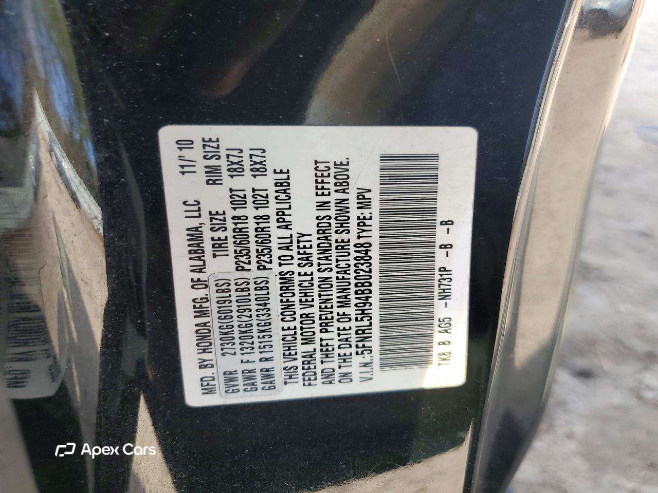 Honda Odyssey 2011