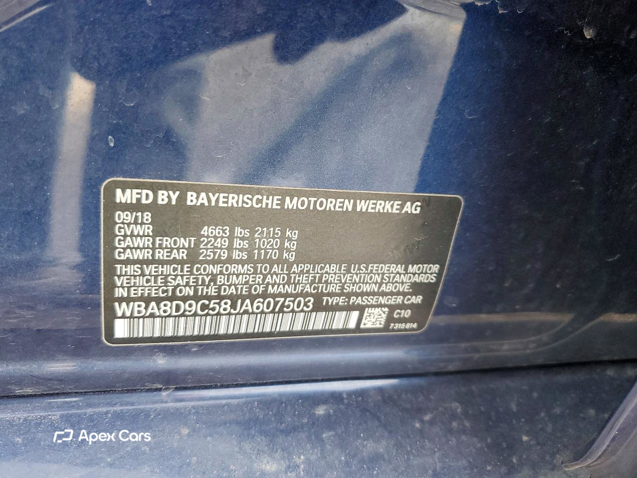 BMW Series 3 2018