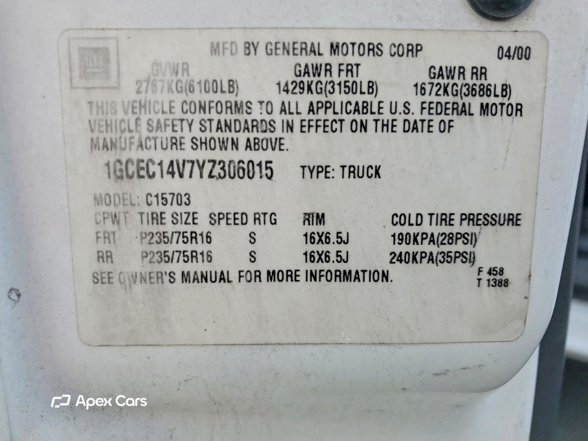 Chevrolet Silverado 2000