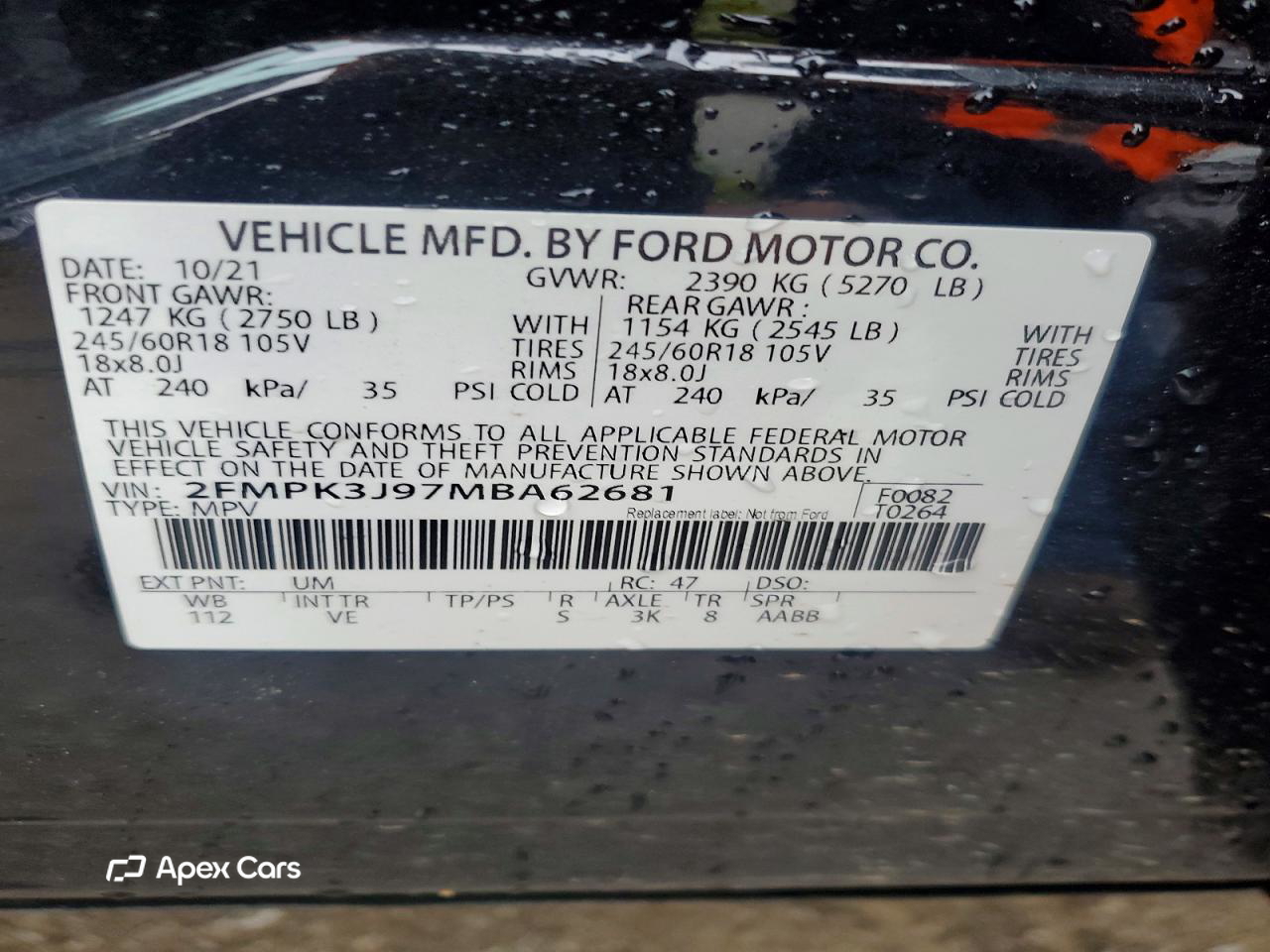 Ford Edge 2021