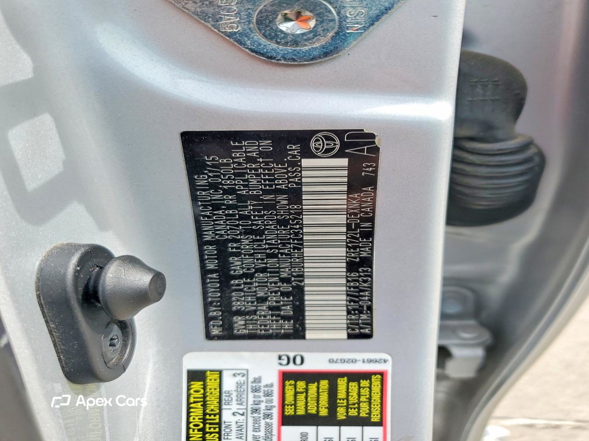 Toyota Corolla 2015