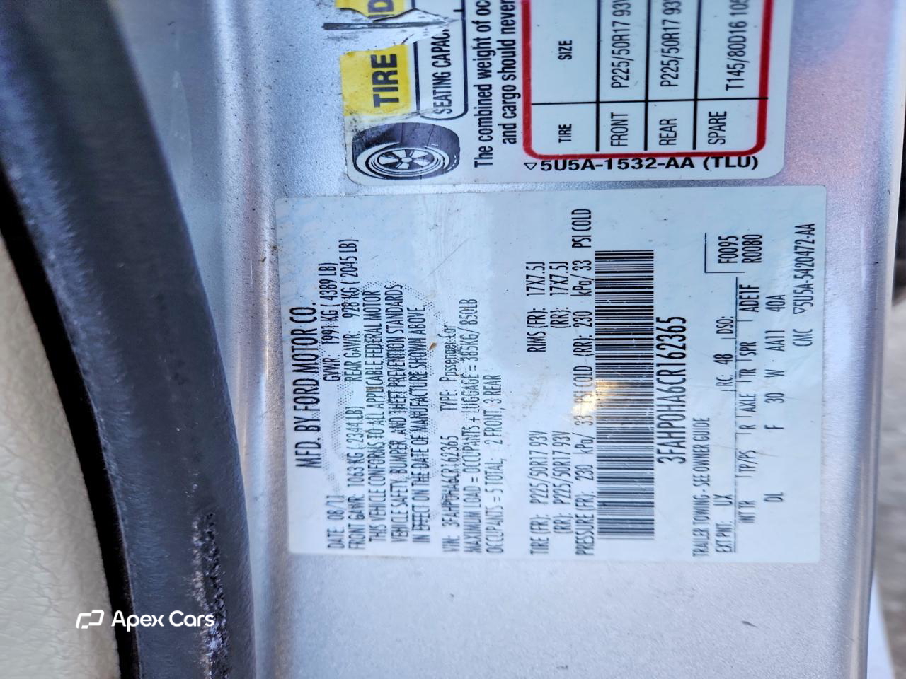 Ford Fusion 2012