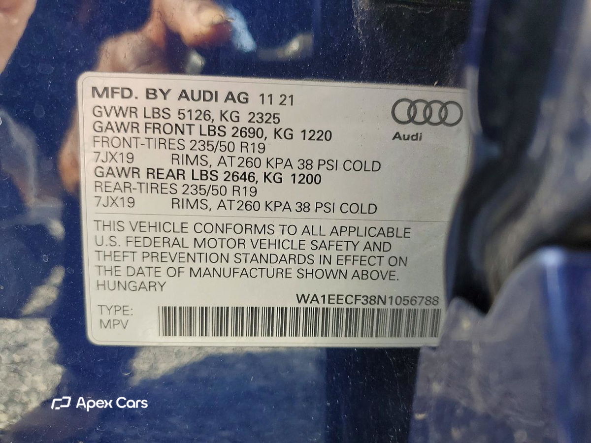 Audi Q3 2022