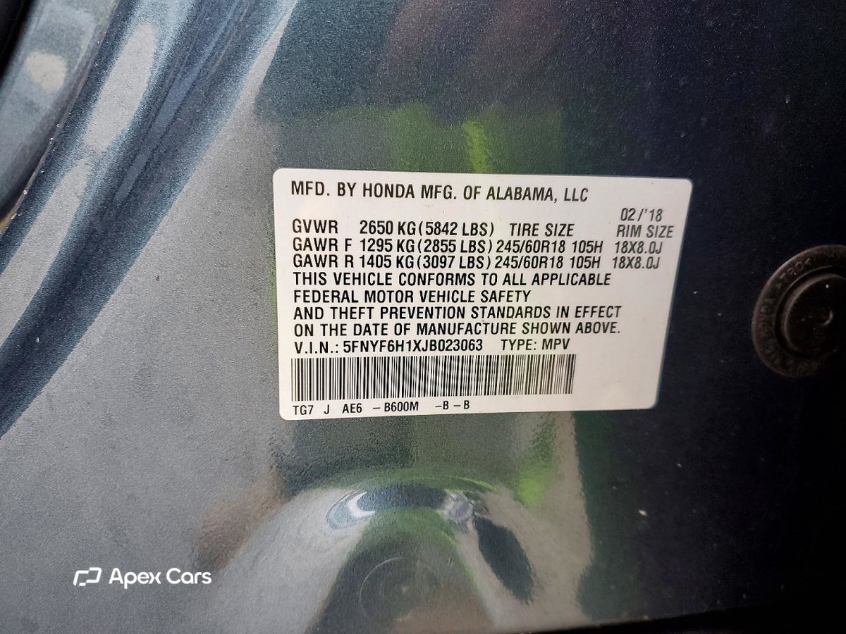 Honda Pilot 2018