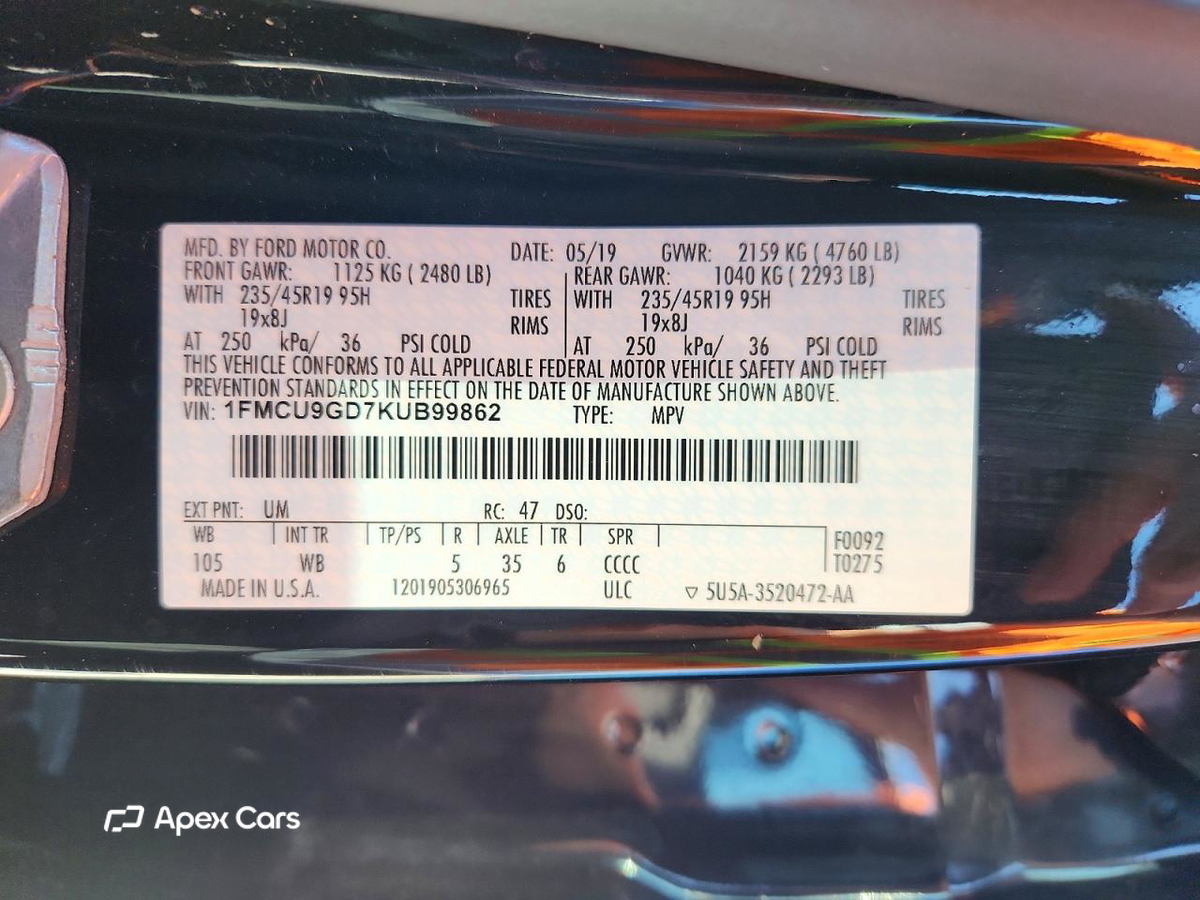 Ford Escape 2019