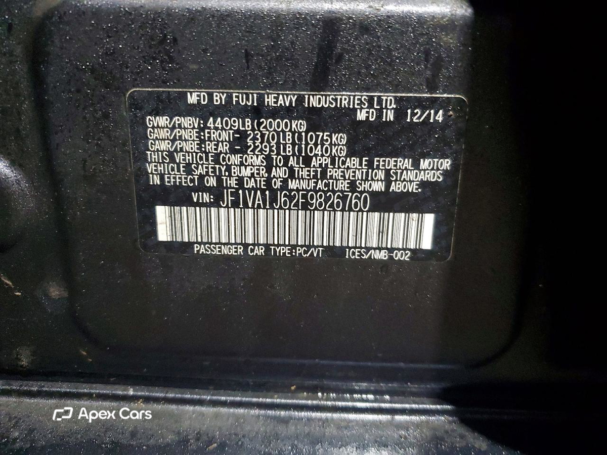 Subaru WRX 2015