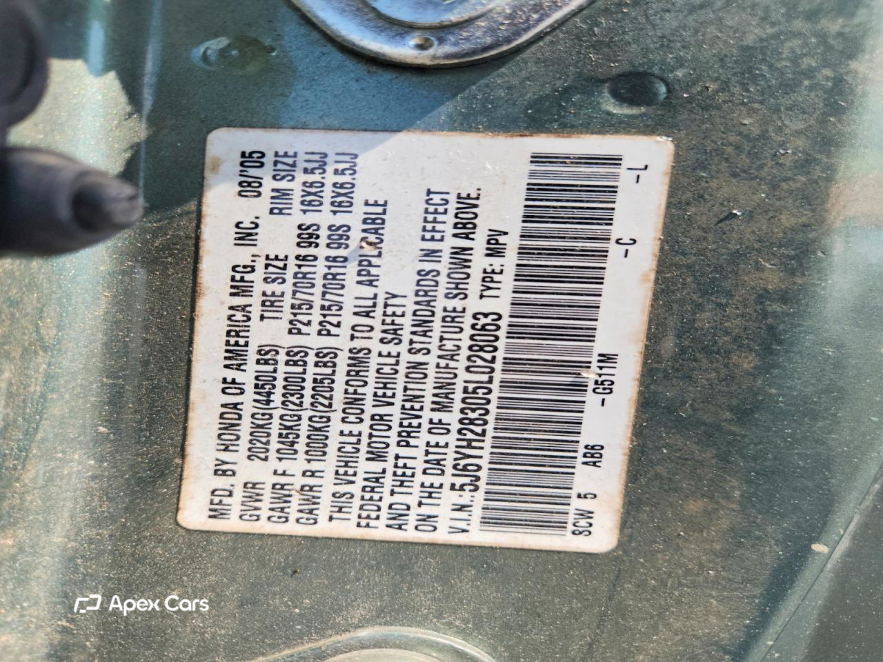 Honda Element 2005