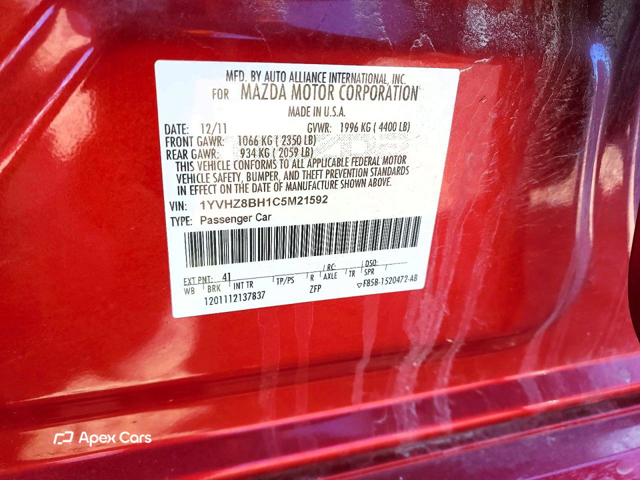 Mazda 6 2012