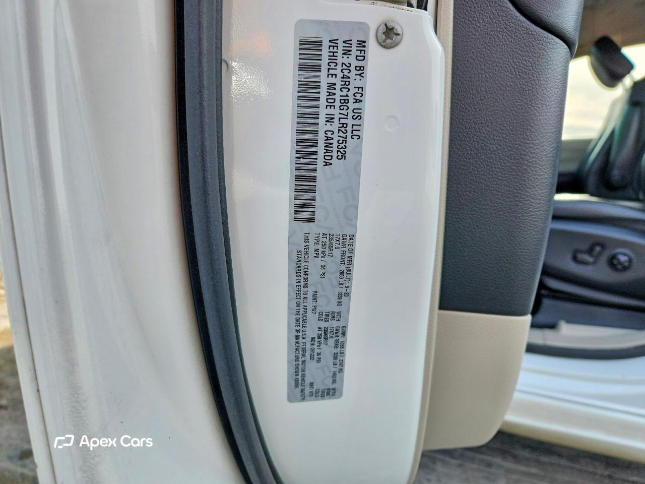 Chrysler Pacifica 2020