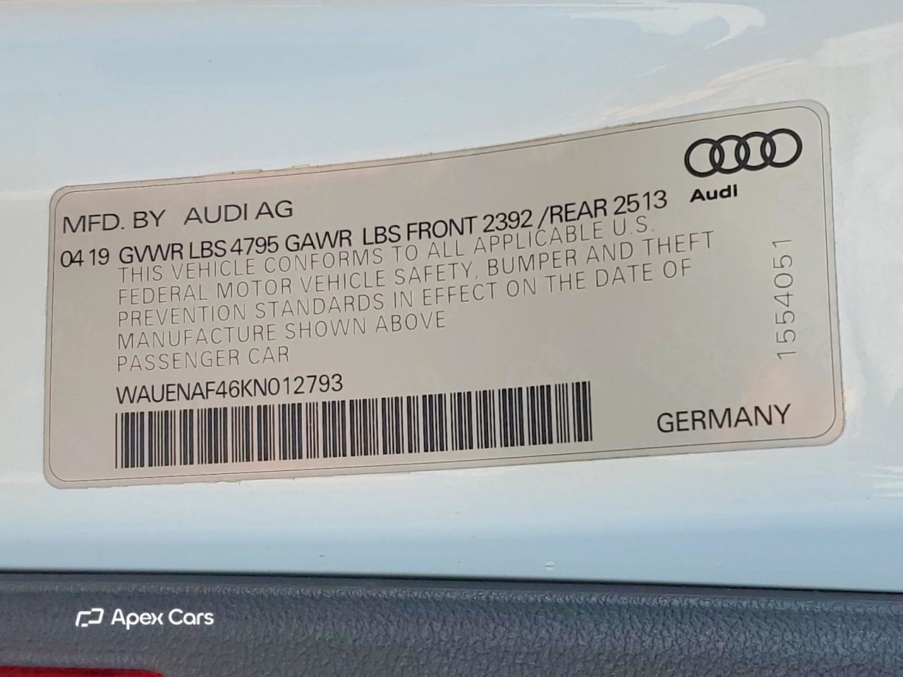 Audi A4 2019
