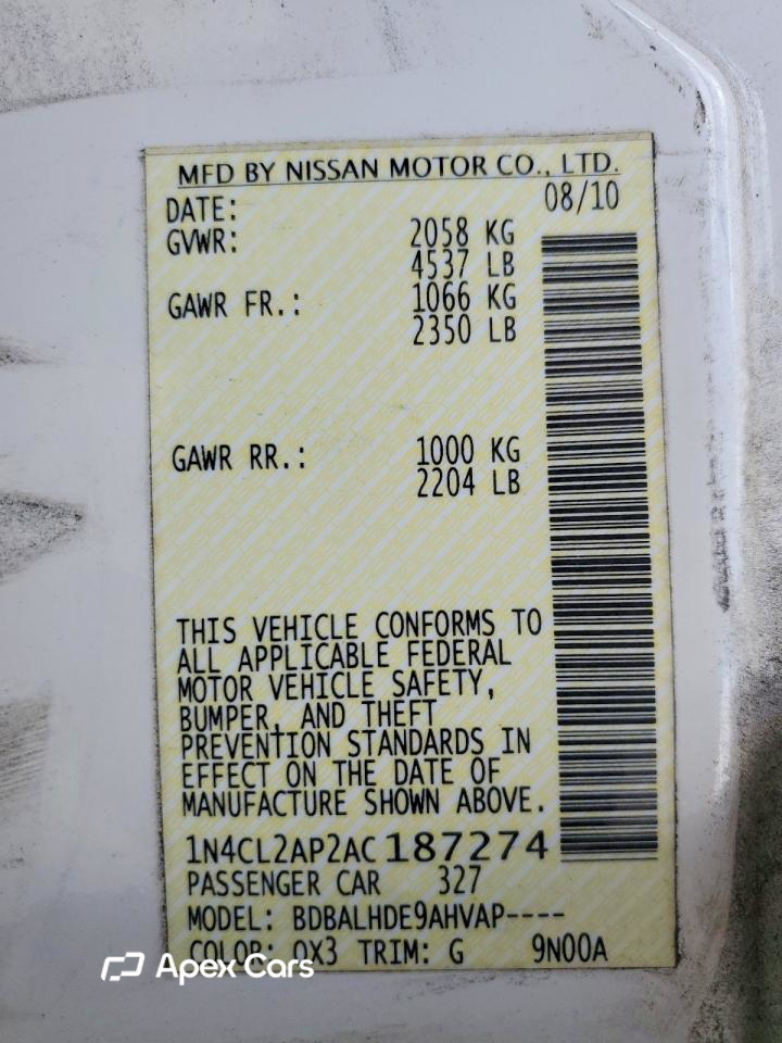 Nissan Altima 2010