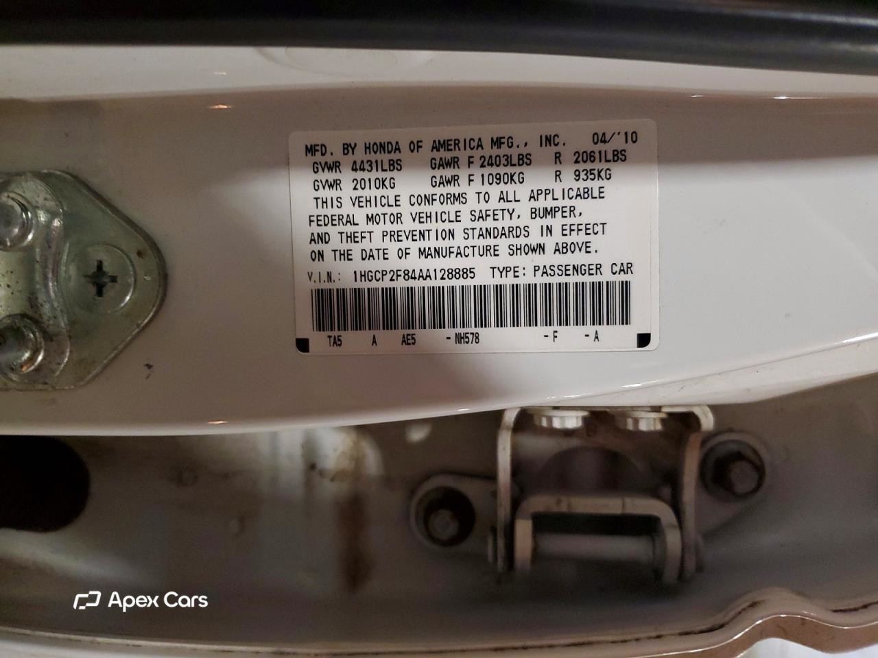 Honda Accord 2010