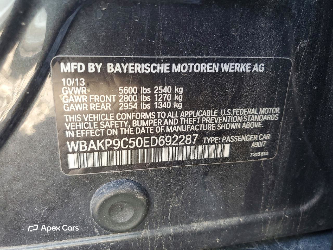 BMW Series 5 2014