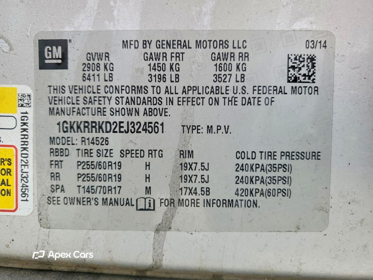 GMC Acadia 2014