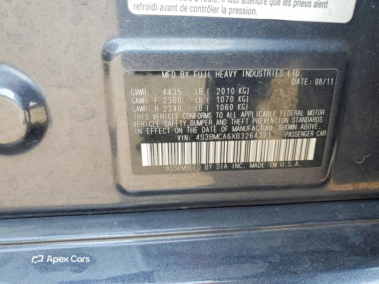 Subaru Legacy 2011