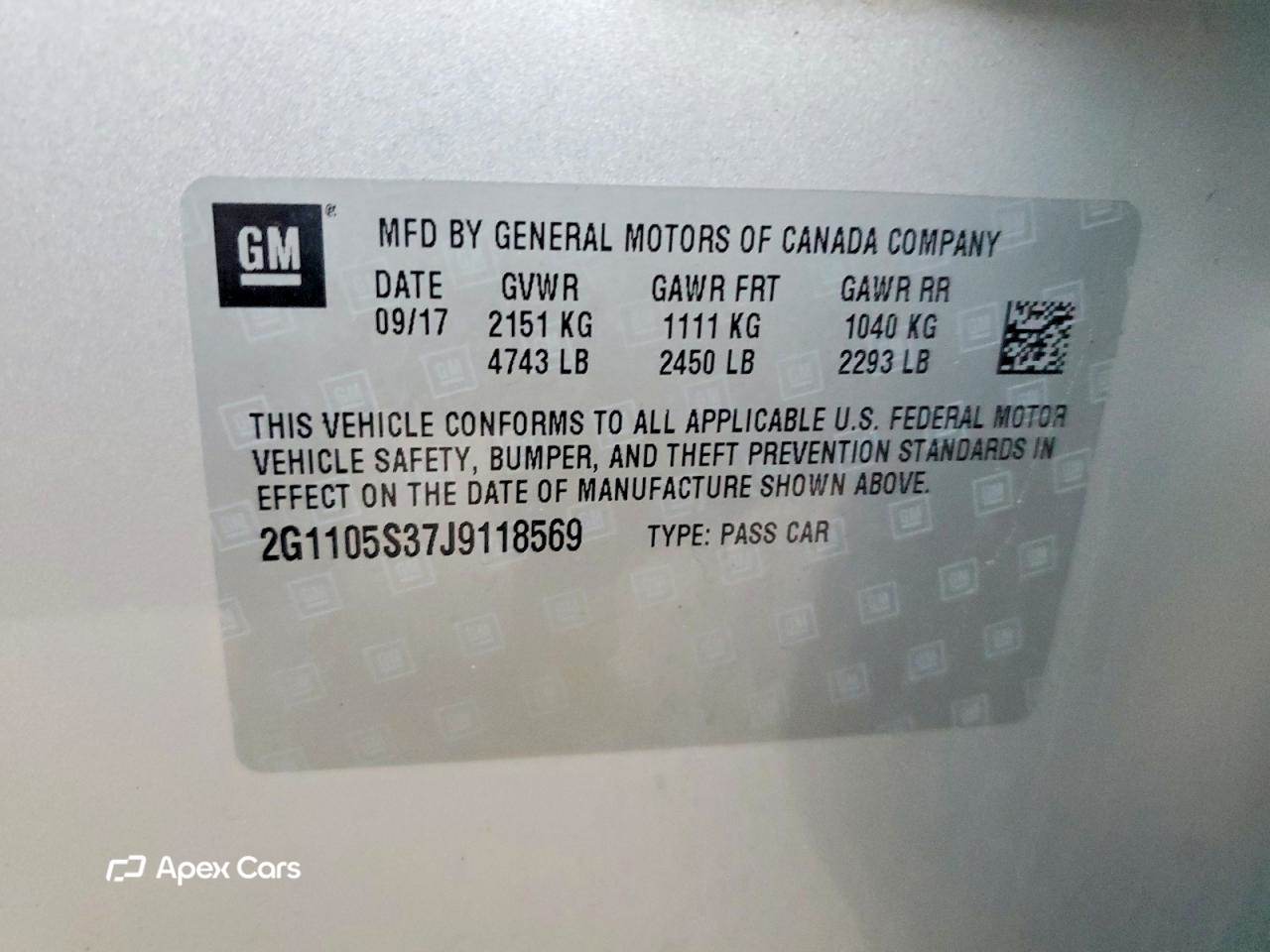 Chevrolet Impala 2018