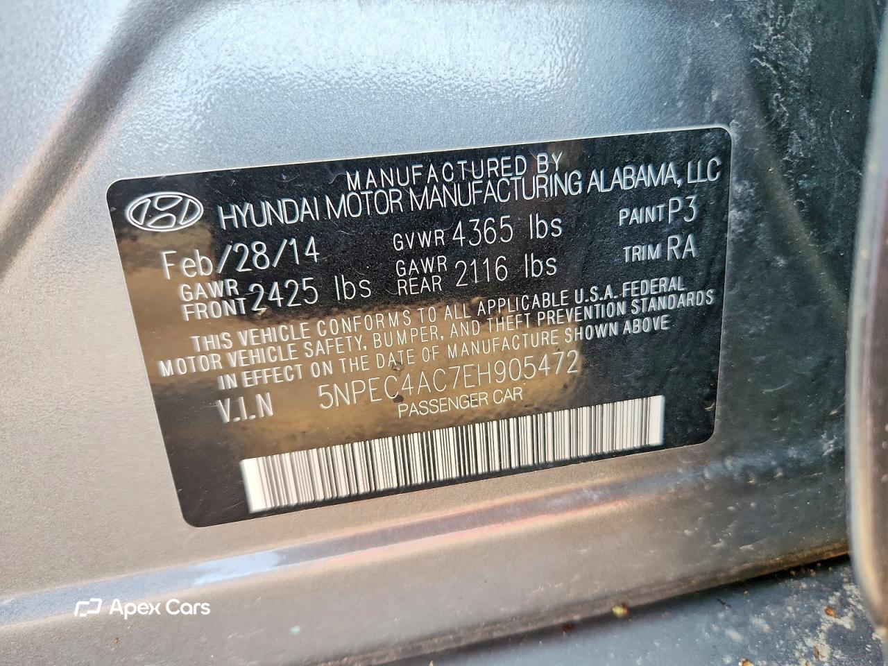 Hyundai Sonata 2014