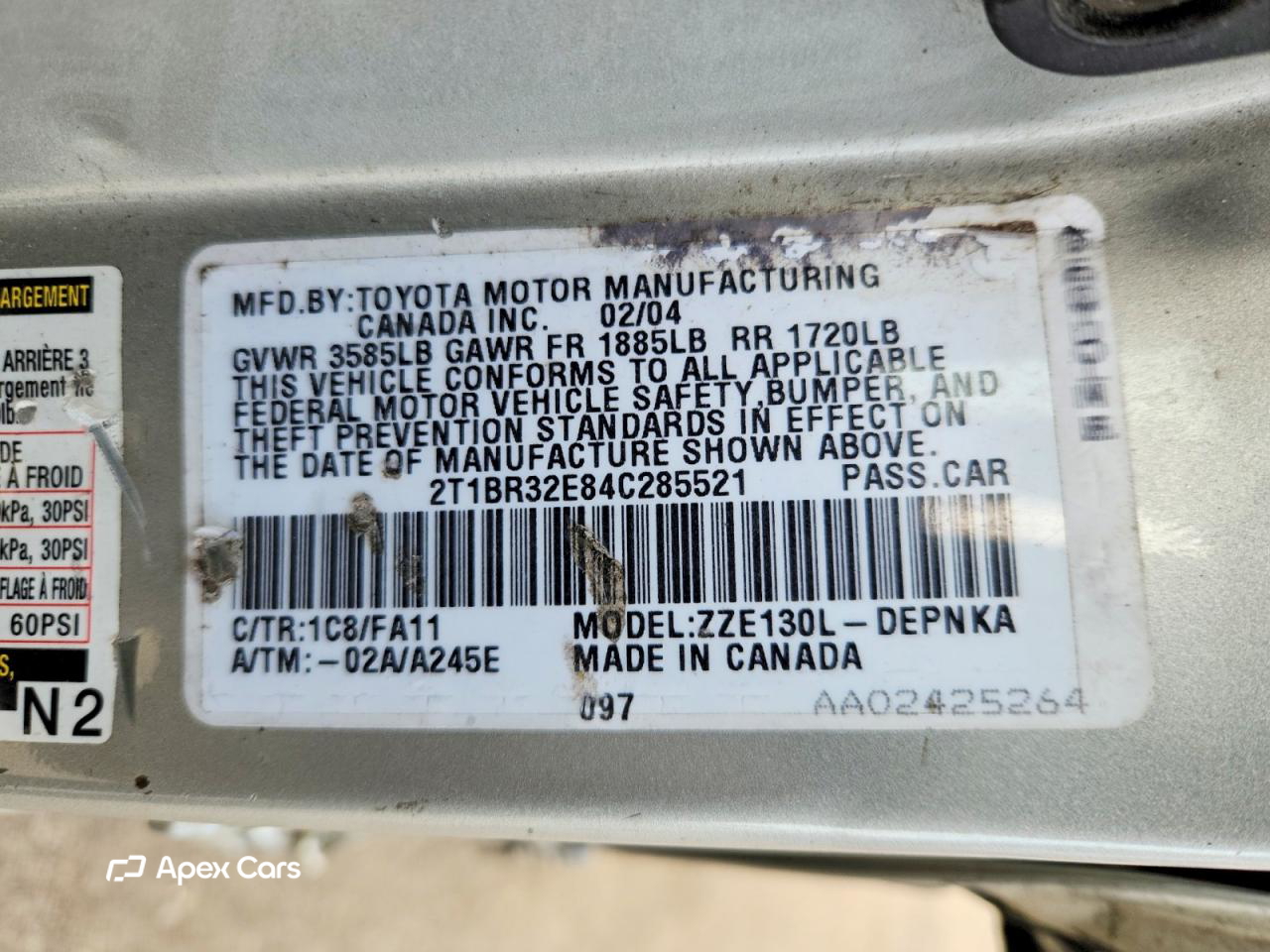 Toyota Corolla 2004