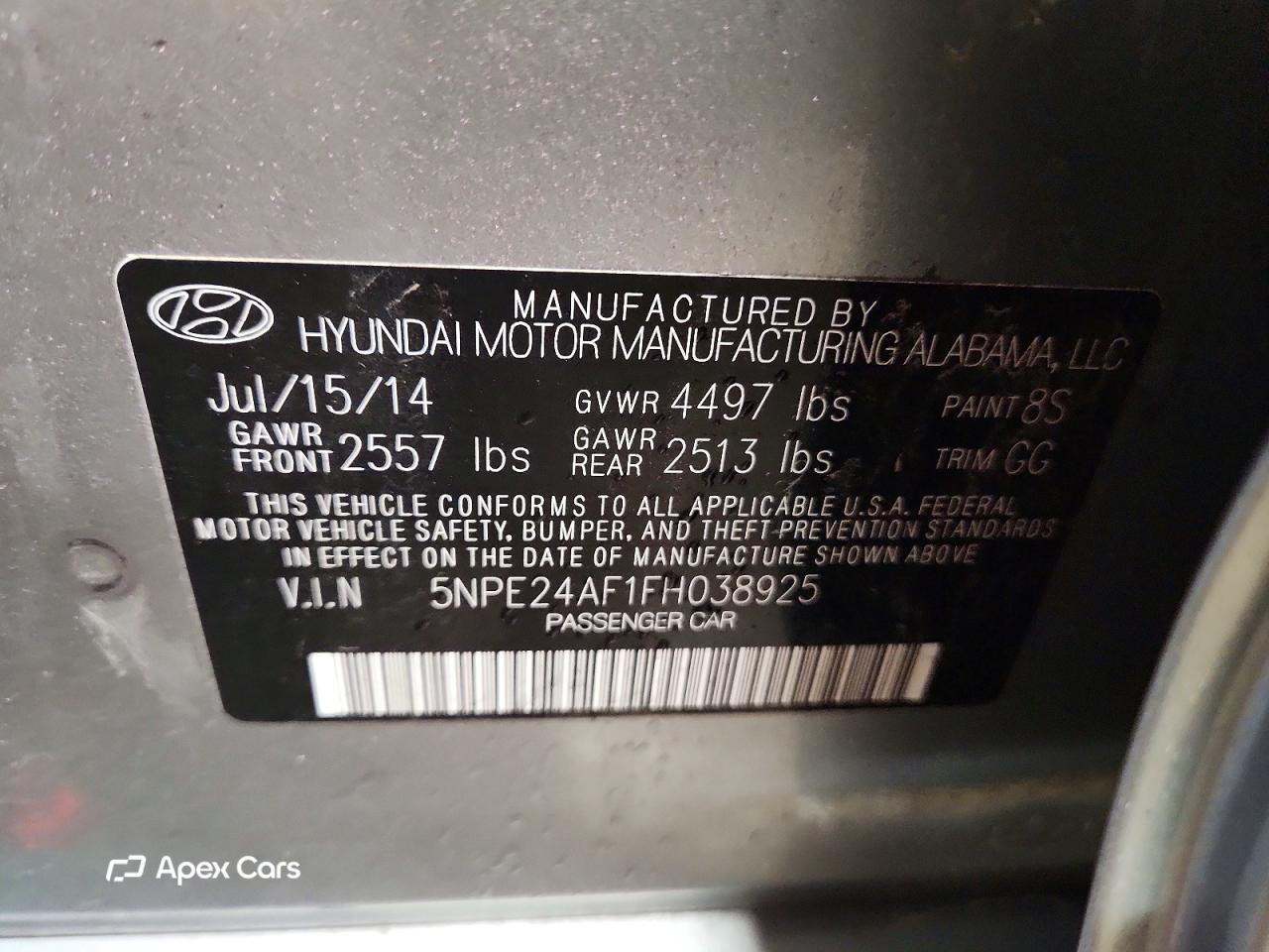 Hyundai Sonata 2015