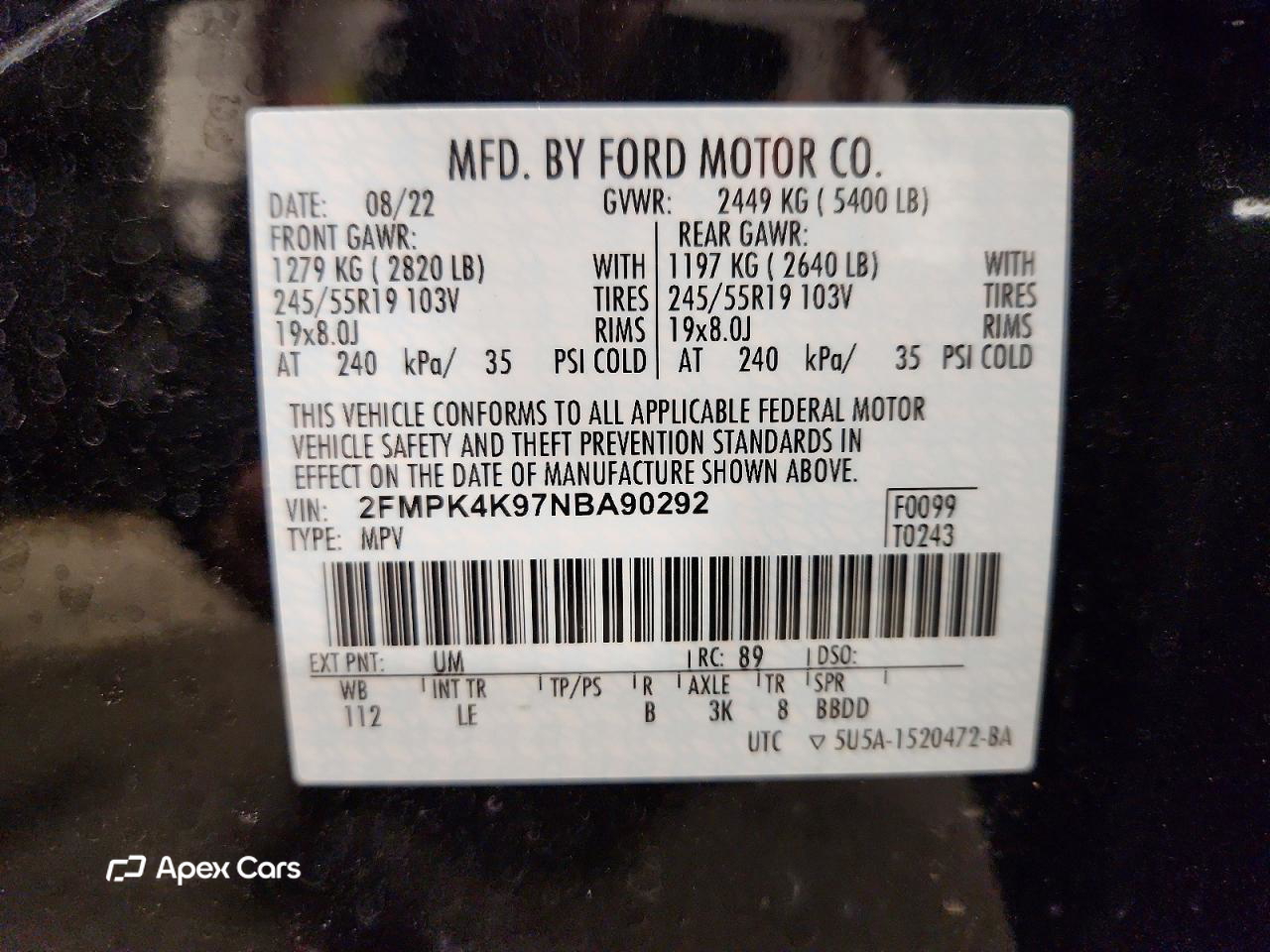 Ford Edge 2022