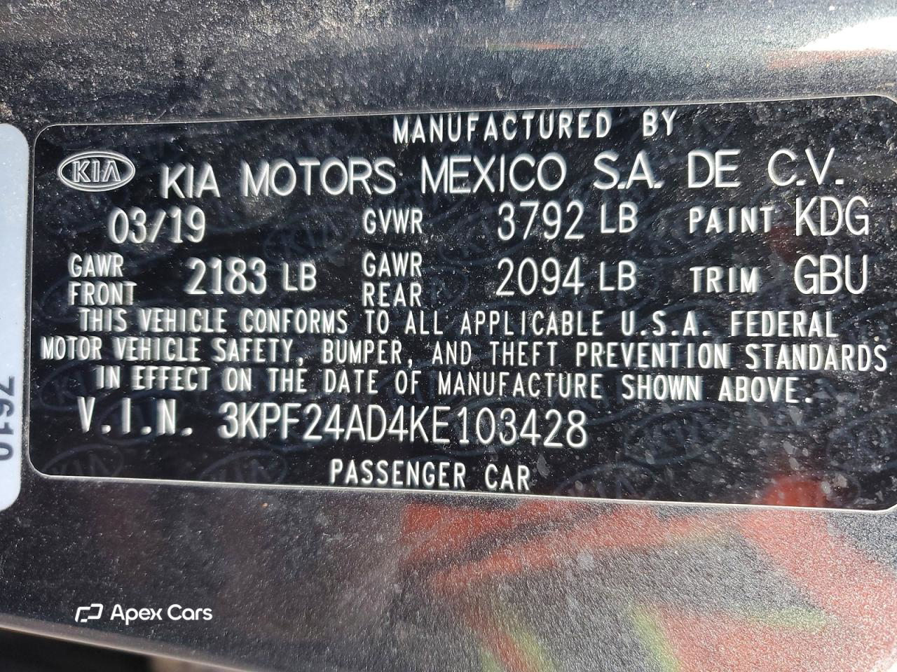 Kia Forte 2019