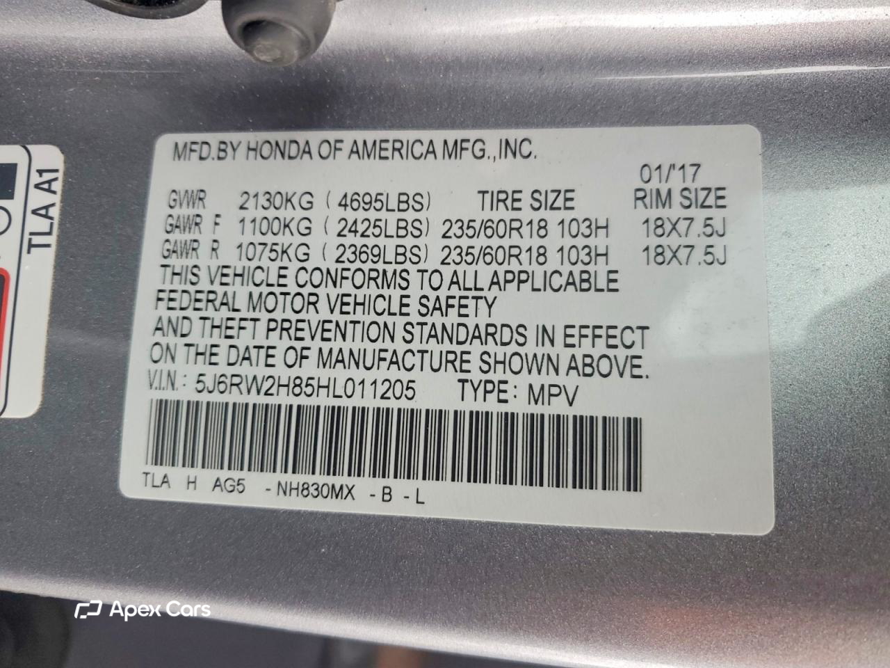Honda CR-V 2017