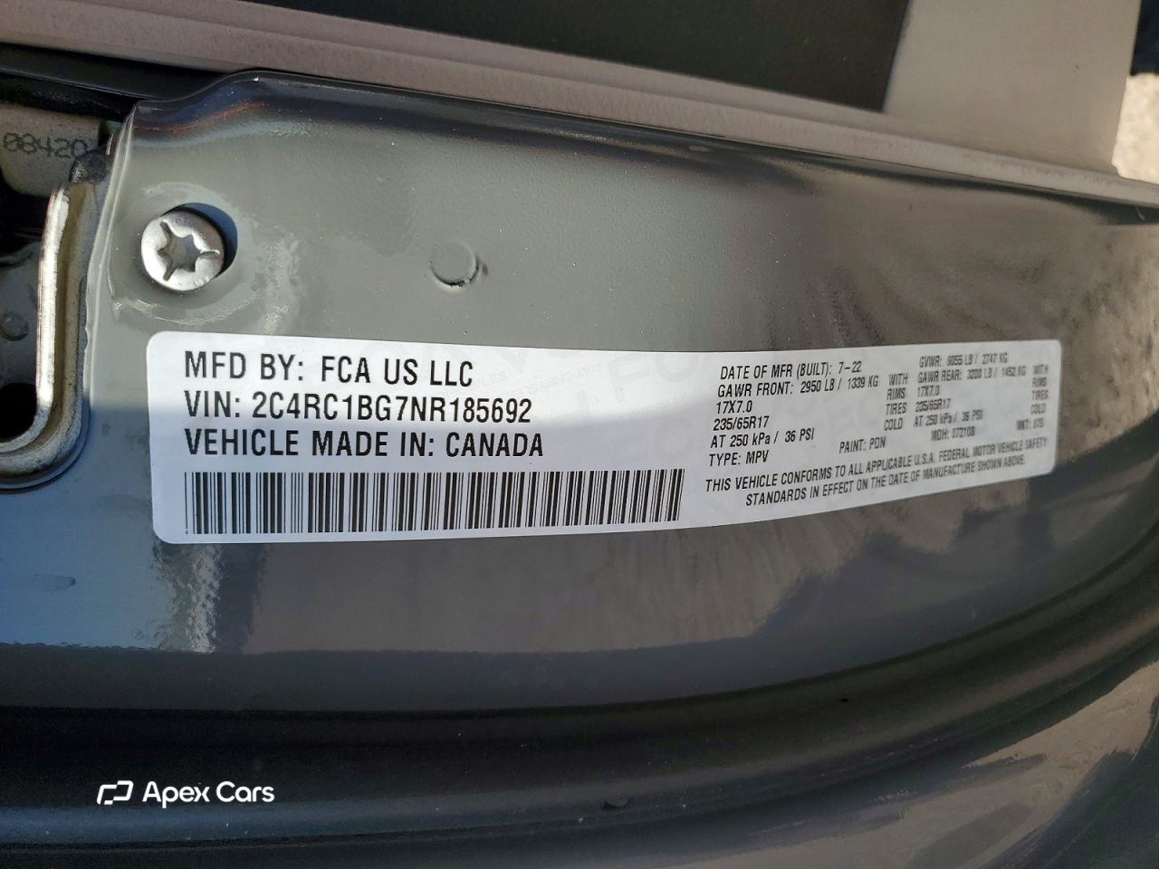Chrysler Pacifica 2022