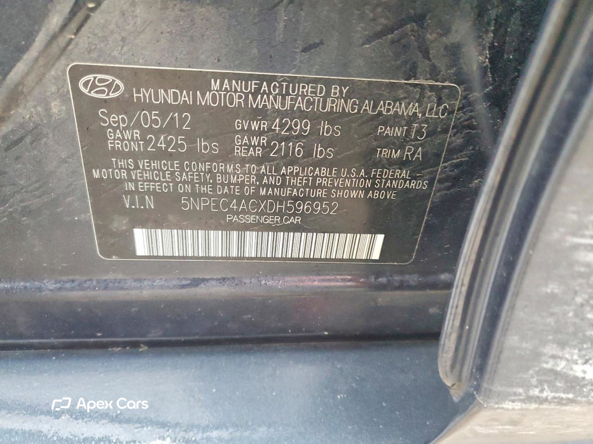Hyundai Sonata 2013