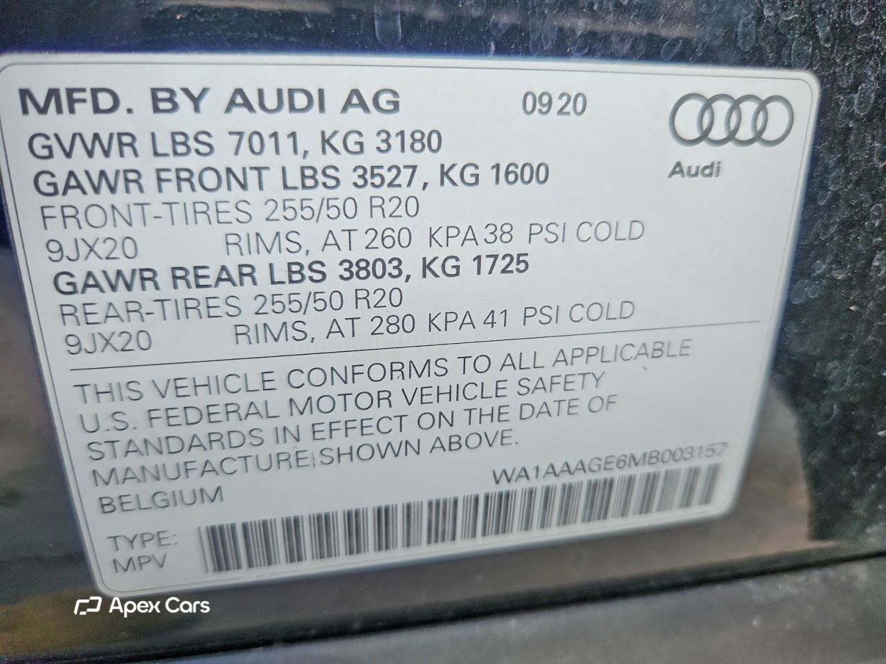 Audi e-tron 2021