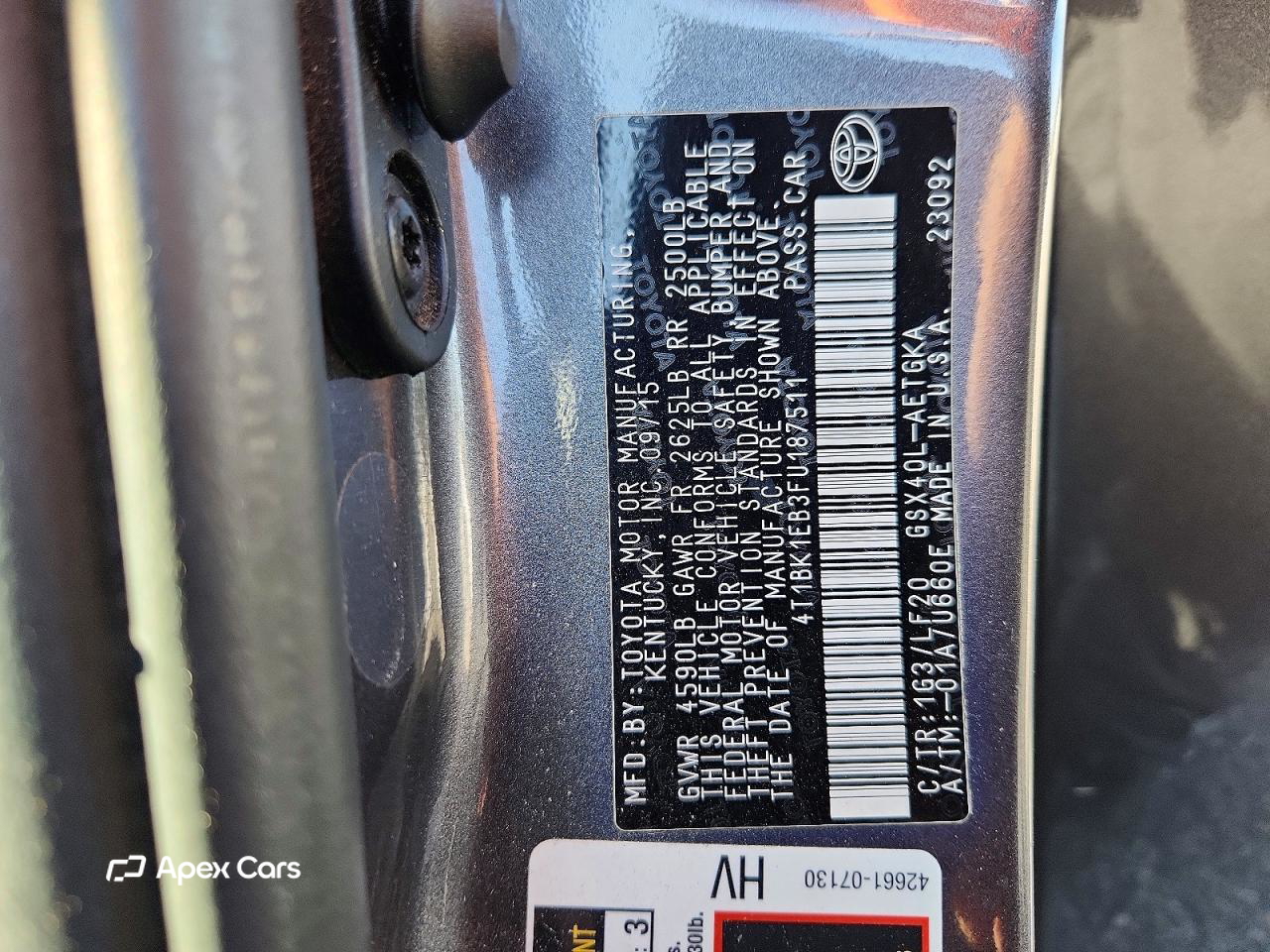 Toyota Avalon 2015