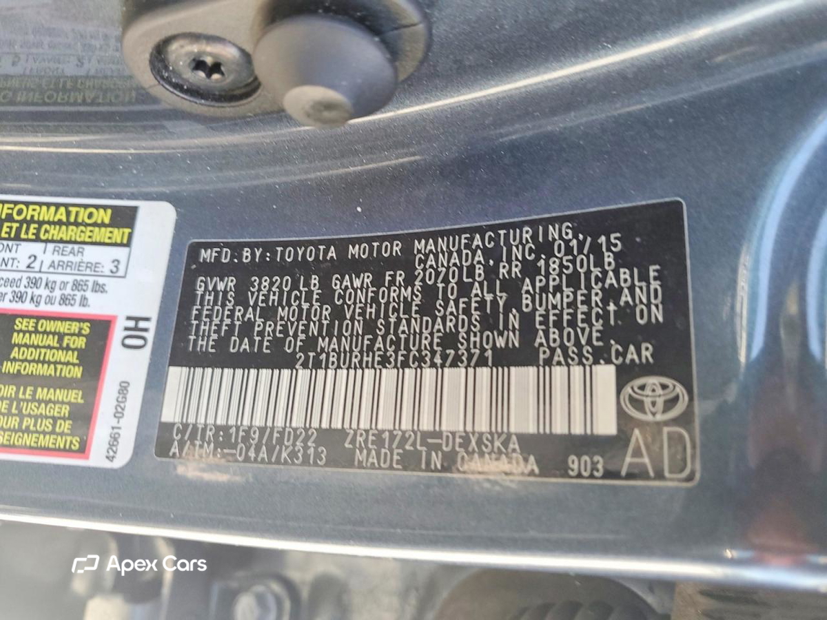 Toyota Corolla 2015