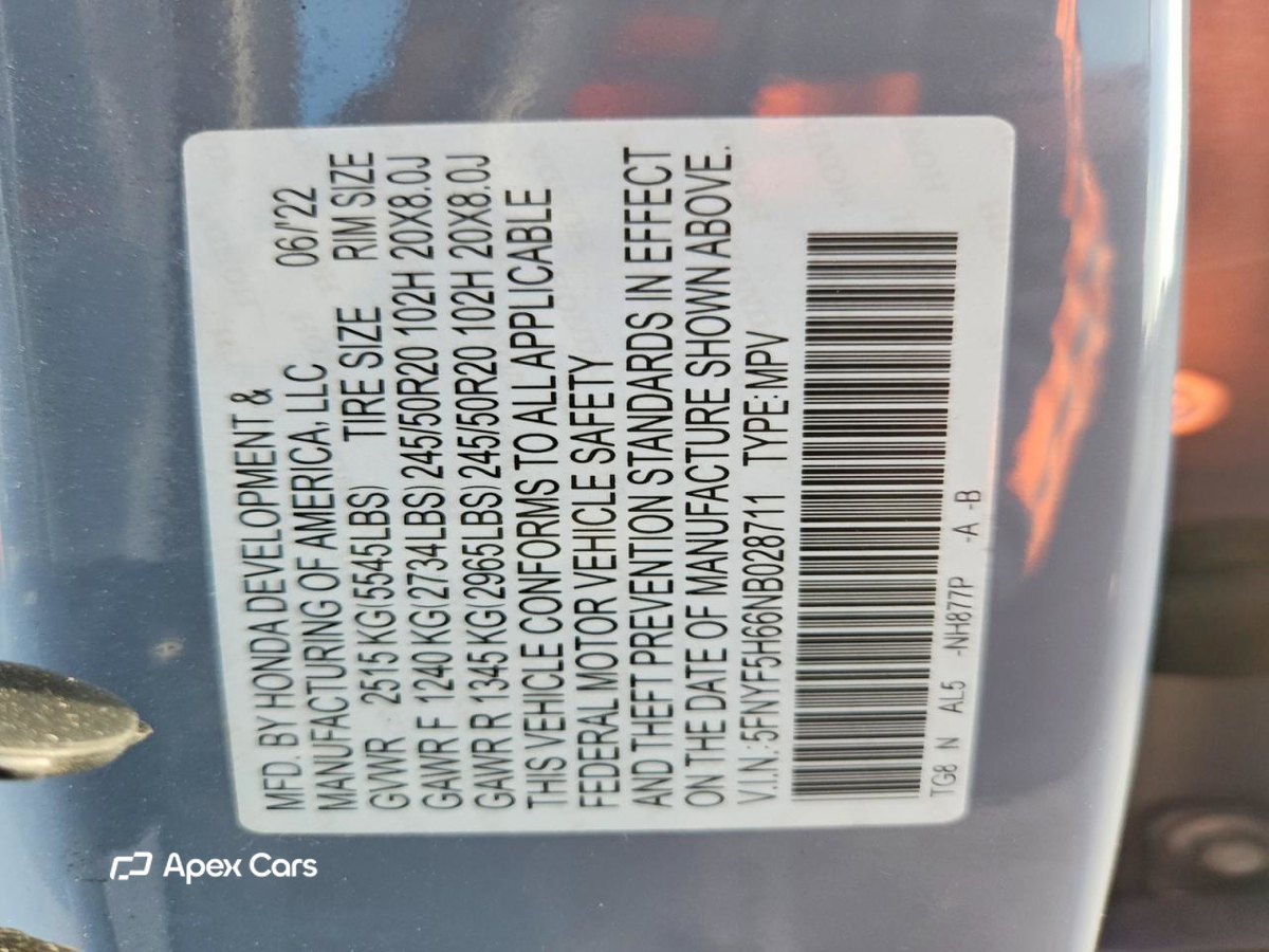 Honda Pilot 2022