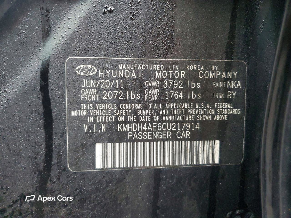 Hyundai Elantra 2012