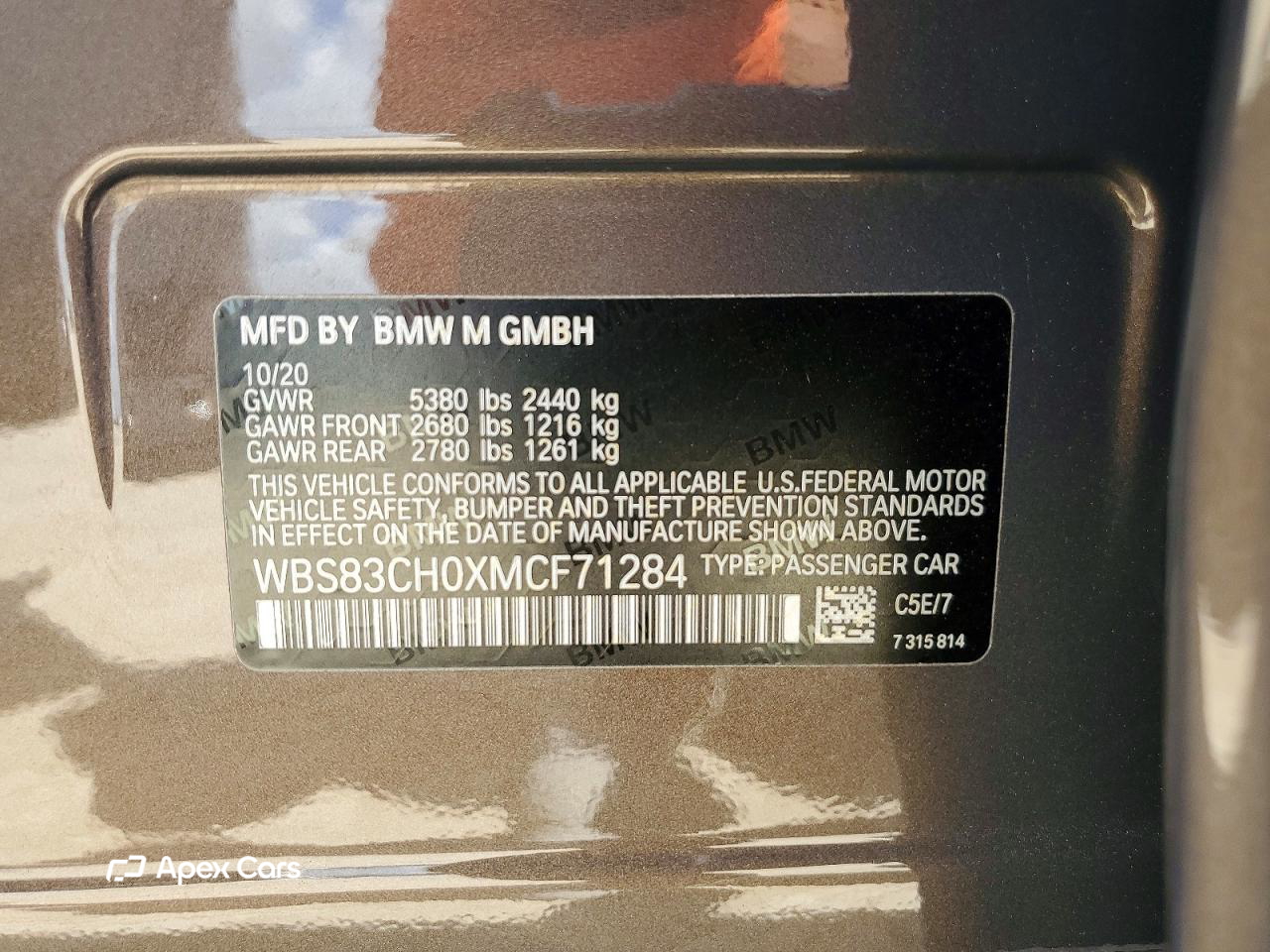 BMW M5 2021