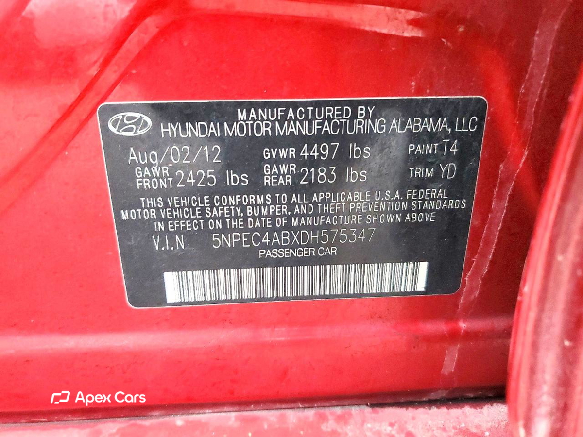 Hyundai Sonata 2013