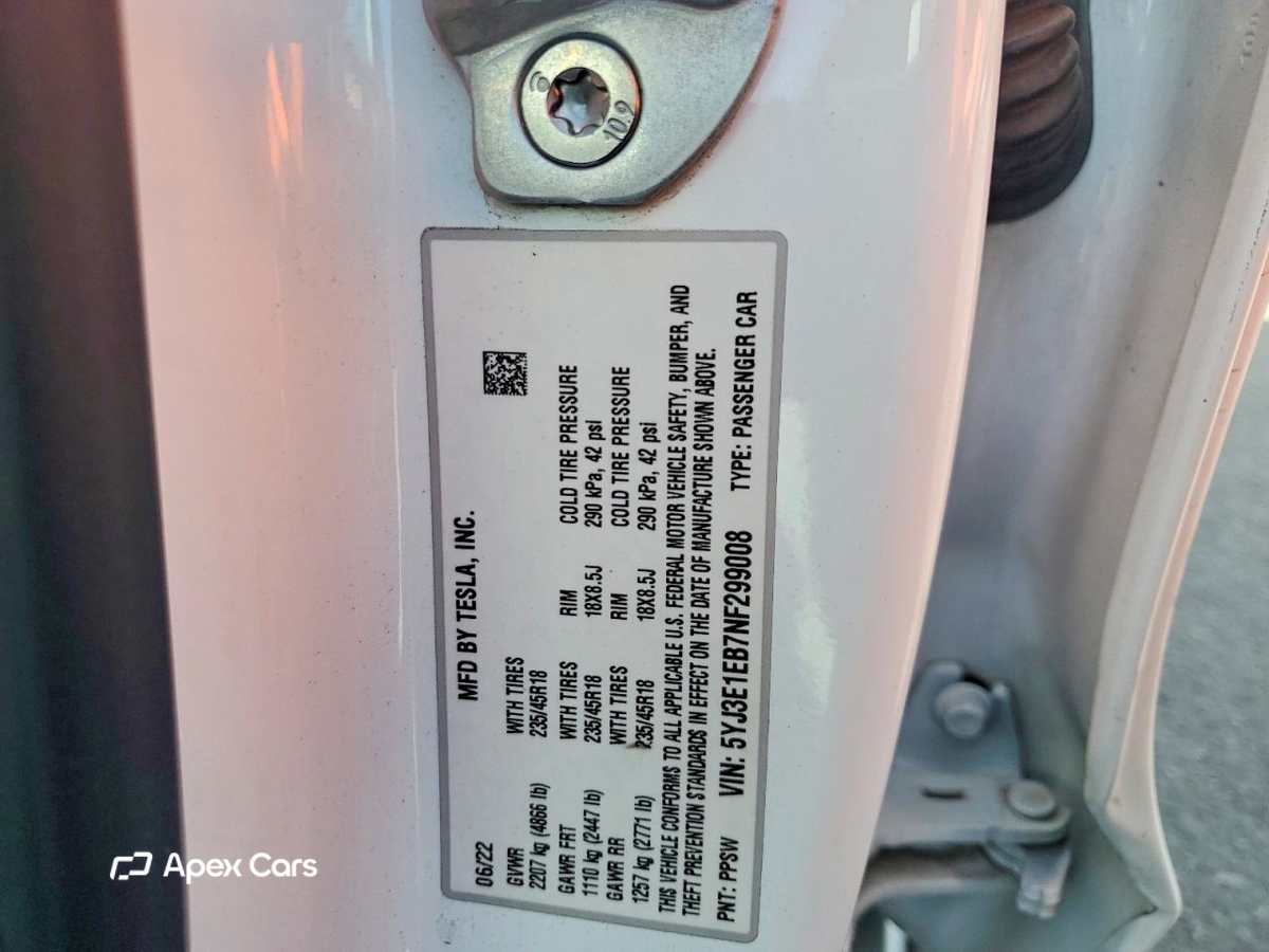 Tesla Model 3 2022