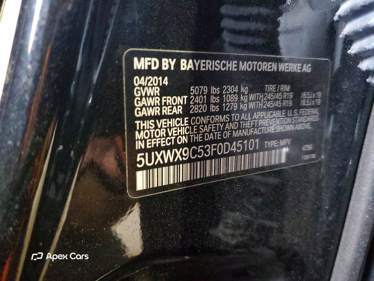 BMW X3 2015