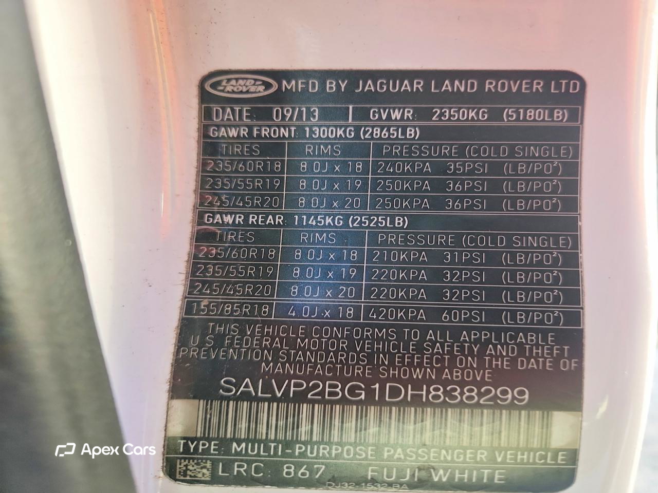 Land Rover Range Rover 2013