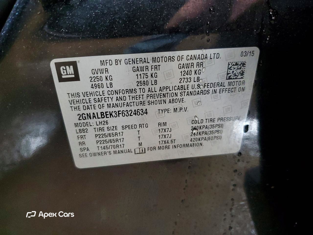 Chevrolet Equinox 2015