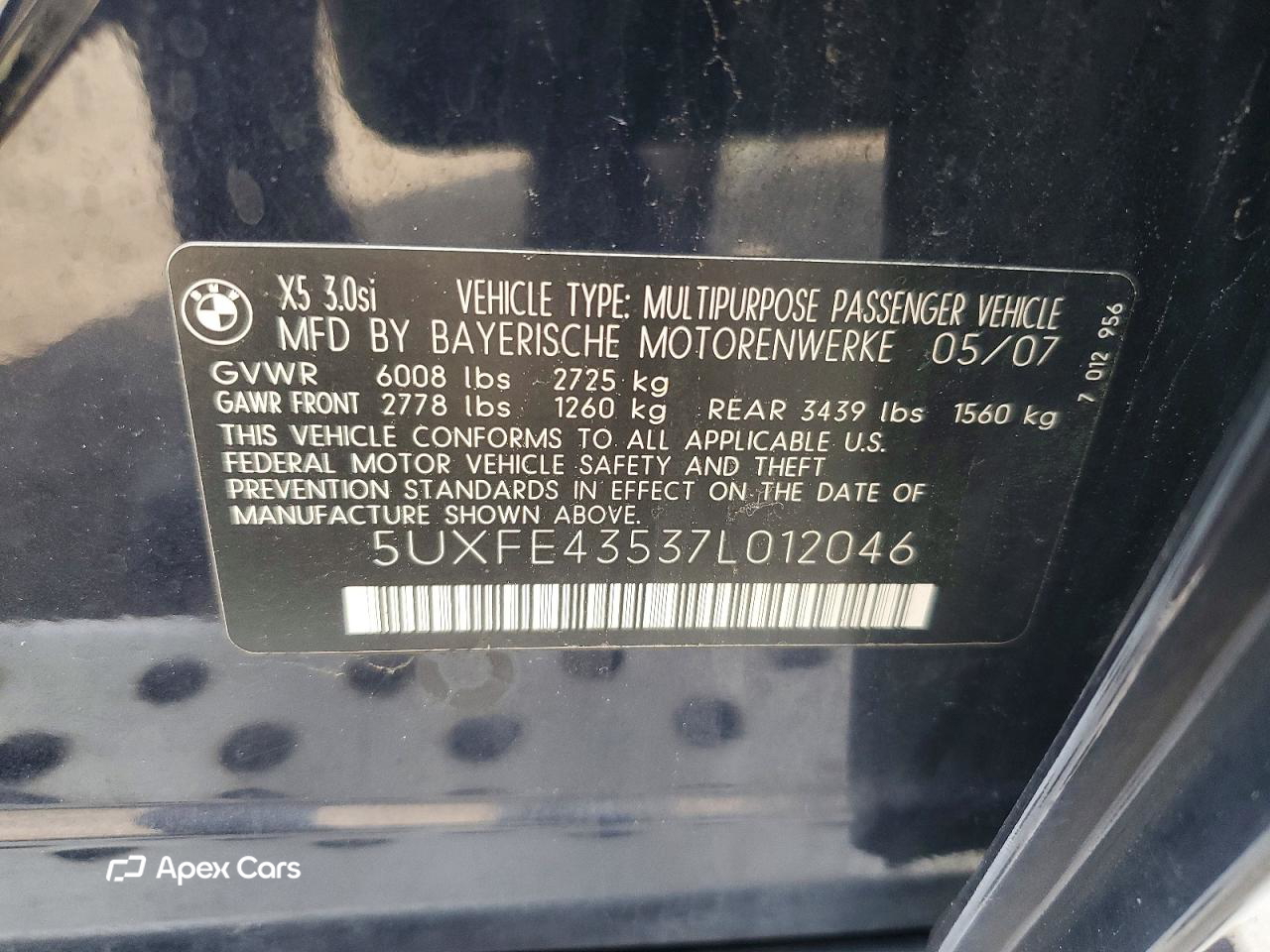 BMW X5 2007