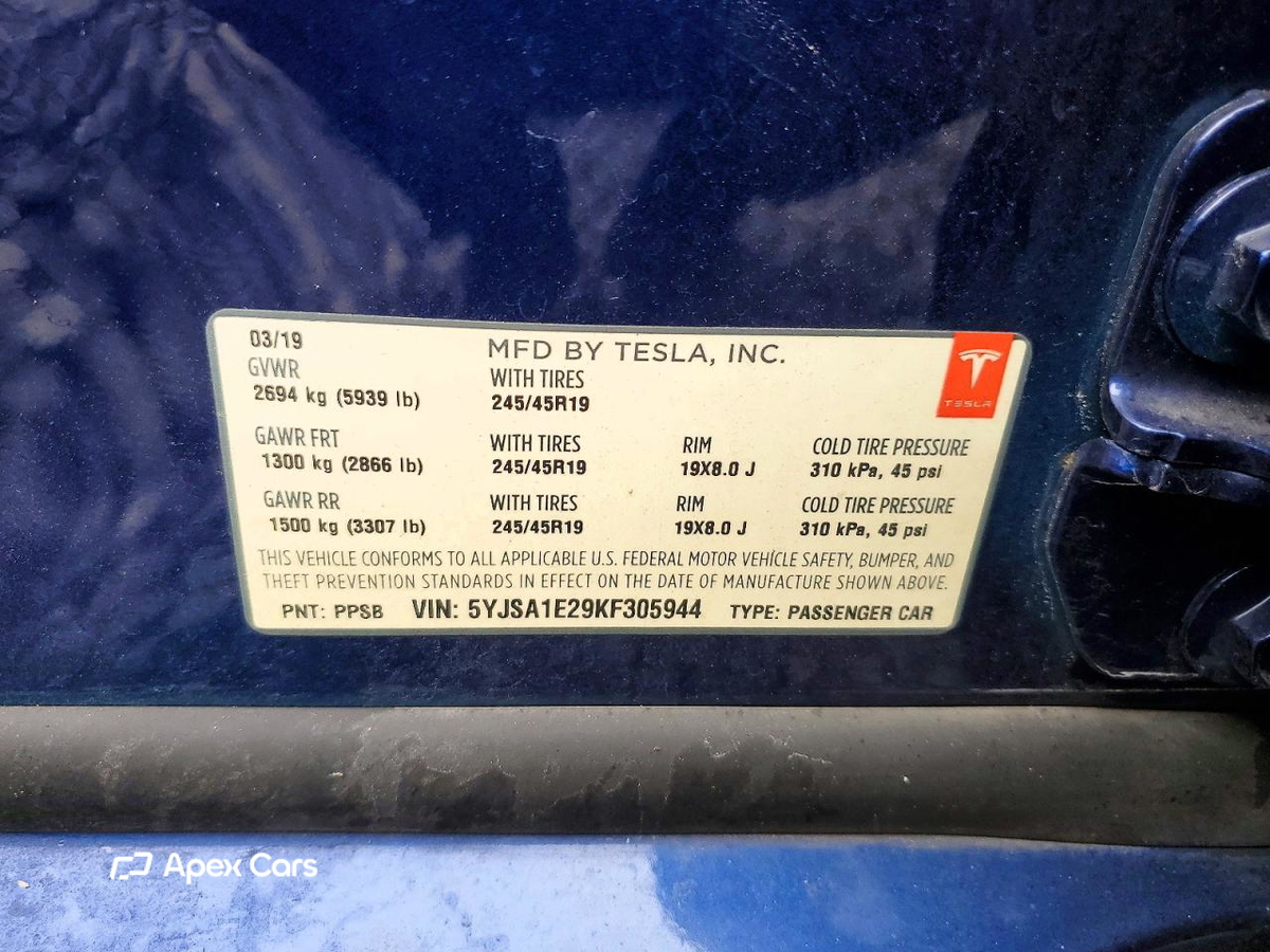 Tesla Model S 2019