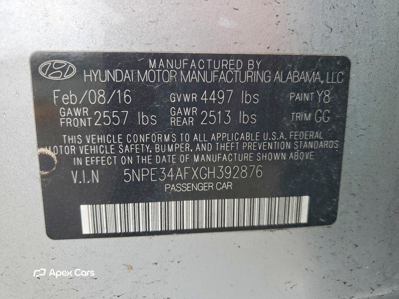 Hyundai Sonata 2016