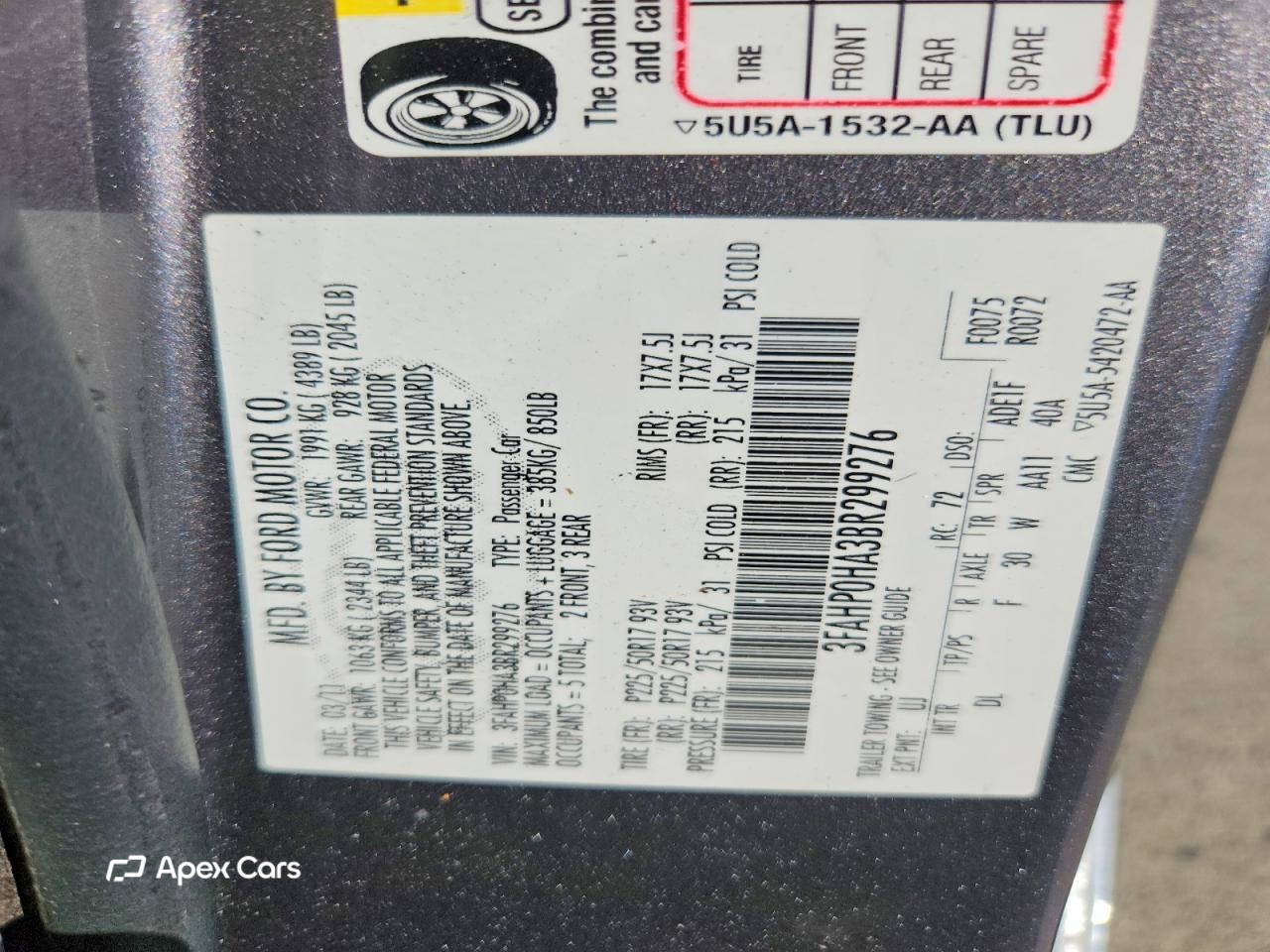 Ford Fusion 2011
