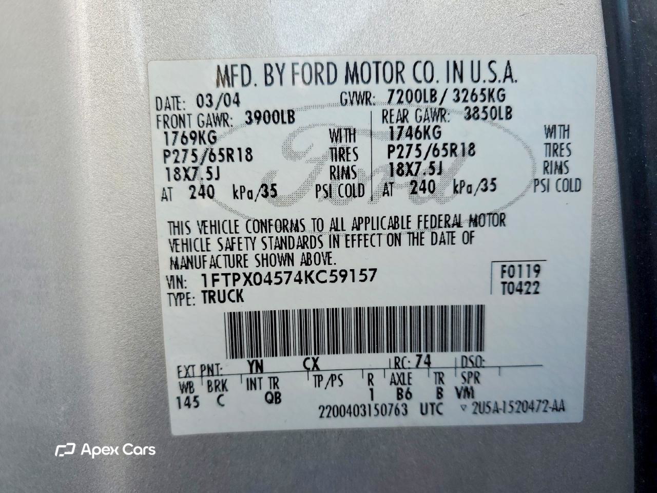 Ford F-150 2004